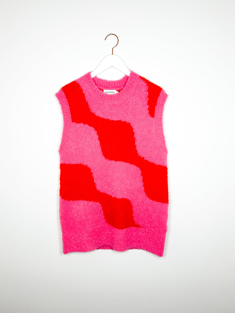 Marimekko - Elementti Taifuuni - Red, Pink