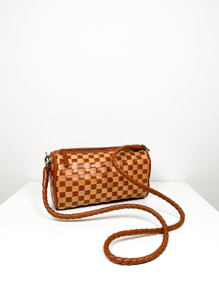 Marni Bag Small - Check Caramel x Sienna Check