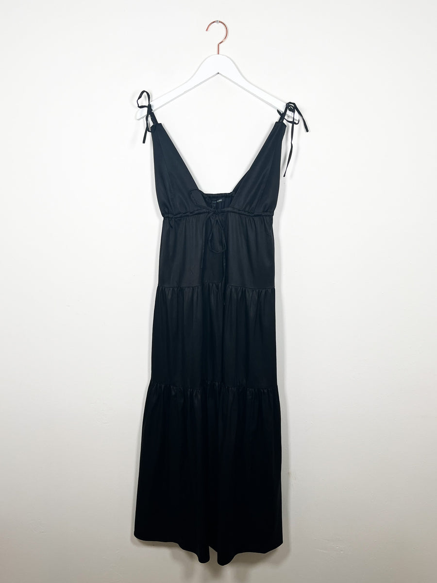 Marissa Webb - Elise Trapeze Midi Dress - Obsidian – Piermarini