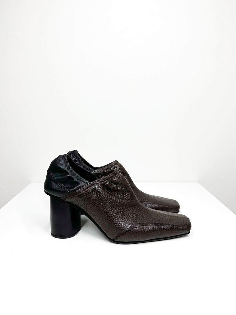 Dubié - Cuadrado Heel - Brown/ Black – Piermarini